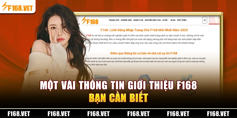 Một vài thông tin giới thiệu F168 bạn cần biết